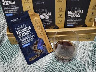 [브이푸드] 옵티MSM 관절케어 (70ml x30포) — 5점을 준 리뷰어가 2022년 7월 올린 사용 사진