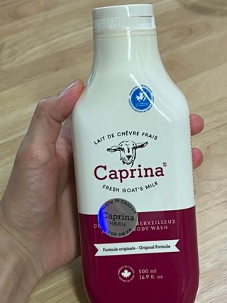 카프리나 프레쉬 산양밀크 어메이징 바디워시 500ml (오리지널향) — 5점을 준 리뷰어가 2023년 5월 올린 사용 사진
