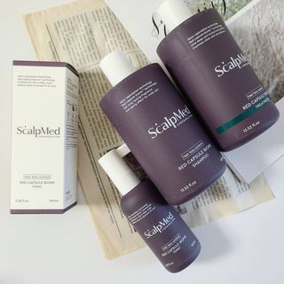 스칼프메드 레드캡슐바이옴 두피케어 프로바이오틱스 유산균 두피관리 세트 — 5점을 준 리뷰어가 2021년 4월 올린 사용 사진