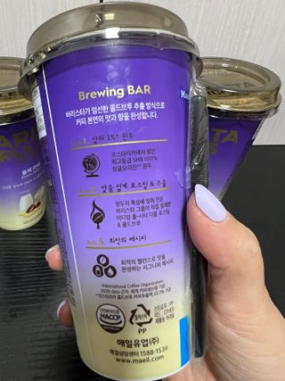 바리스타룰스 돌체 라떼 — 5점을 준 리뷰어가 2023년 4월 올린 사용 사진