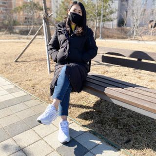 풋테크 지압신발 풋테크 건강 지압 운동화 FT20 — 5점을 준 리뷰어가 2021년 2월 올린 사용 사진