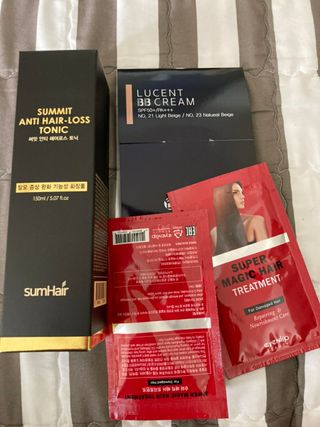 썸헤어 / SUMHAIR 썸헤어 써밋 안티 헤어로스 토닉 — 4.5점을 준 리뷰어가 2021년 5월 올린 사용 사진