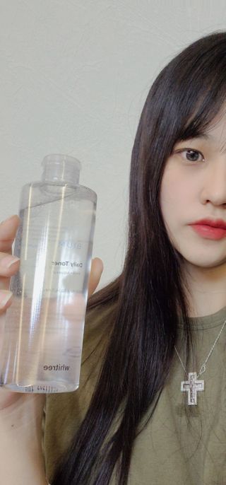 화이트리 비움 데일리 토너, 바하 0.5토너 세트 — 5점을 준 리뷰어가 2021년 1월 올린 사용 사진