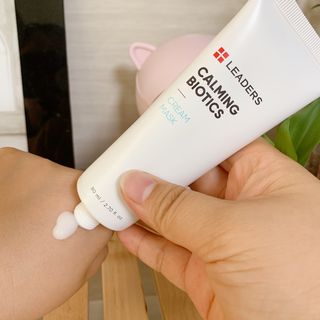 리더스코스메틱 리더스 카밍 바이오틱스 크림 마스크 — 5점을 준 리뷰어가 2021년 7월 올린 사용 사진