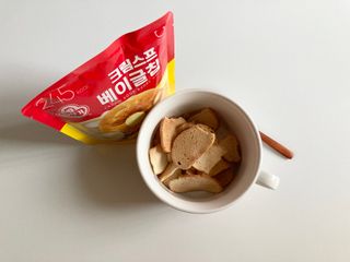 딜라이트 프로젝트 오뚜기스프 베이글칩 2종 — 5점을 준 리뷰어가 2021년 8월 올린 사용 사진