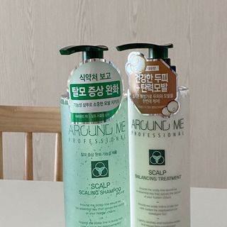 어라운드미 [어라운드 미] 탈모 증상 완화 스칼프 샴푸 + 두피 영양 공급 트리트먼트 — 4점을 준 리뷰어가 2021년 7월 올린 사용 사진