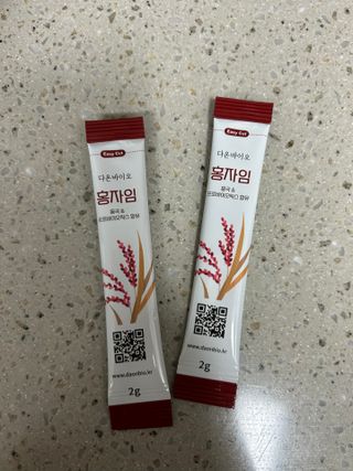 하루 1포로 콜레스테롤, 유산균, 고역가 소화효소까지 한번에 섭취! 다온바이오 홍자임 1개월분(30포) — 5점을 준 리뷰어가 2022년 12월 올린 사용 사진