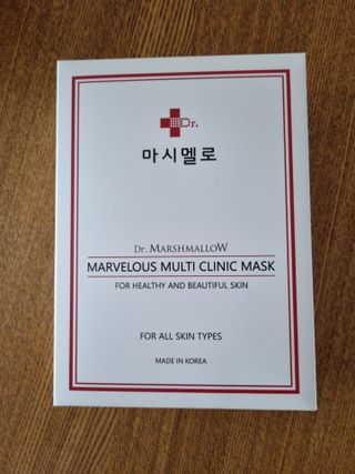 닥터마시멜로 마블러스 멀티 클리닉 마스크 — 4점을 준 리뷰어가 2021년 4월 올린 사용 사진