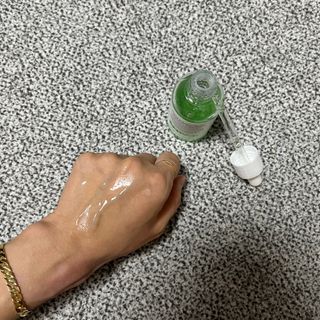 [녹산] 그린 솔루션 멀티 수분 앰플 + 그린 솔루션 멀티 수분크림 — 5점을 준 리뷰어가 2022년 11월 올린 사용 사진