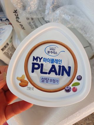 떠먹는불가리스 마이플레인 요거트 435g 6개입 — 5점을 준 리뷰어가 2021년 2월 올린 사용 사진