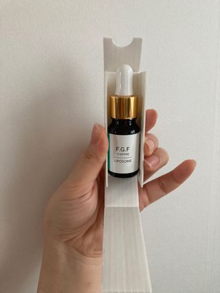 랑팡 EGF+FGF 10ppm 리포좀 앰플 원액 10ml — 5점을 준 리뷰어가 2021년 10월 올린 사용 사진