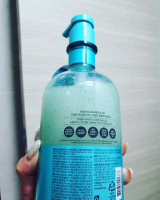벨먼 내추럴스파 수분광채 스크럽 바디워시 600ml 5종 — 5점을 준 리뷰어가 2022년 5월 올린 사용 사진