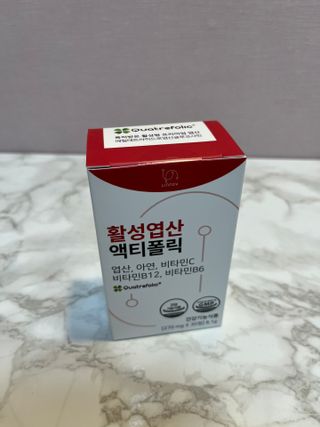 [리노브] 4세대 활성엽산 액티폴릭 270mg x 30정 — 5점을 준 리뷰어가 2022년 8월 올린 사용 사진