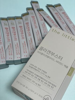 더리틀스 콜라겐부스터 — 5점을 준 리뷰어가 2023년 1월 올린 사용 사진