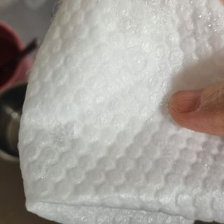 부직포나라 중금속유해물질ZERO 뜯어쓰는 주방 일회용수세미 60매 2매 — 5점을 준 리뷰어가 2022년 11월 올린 사용 사진