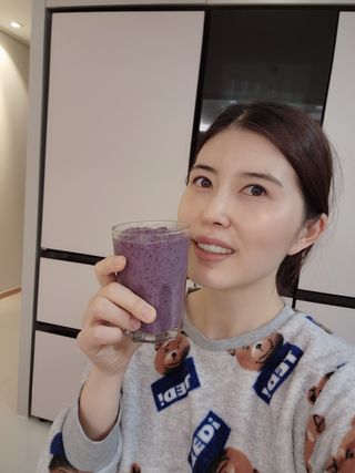 수플먼트 나는 마신닭!! 닭가슴살 주스키트, 먹기 힘들었던 닭가슴살 이제는 마시자 — 5점을 준 리뷰어가 2022년 12월 올린 사용 사진