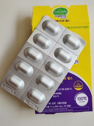 광동생활건강 나우[세계판매1위유산균] 컬처렐 다이제스티브 헬스 30캡슐 — 4점을 준 리뷰어가 2022년 7월 올린 사용 사진
