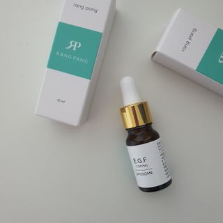랑팡 EGF+FGF 10ppm 리포좀 앰플 원액 10ml — 5점을 준 리뷰어가 2021년 11월 올린 사용 사진