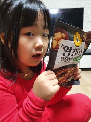 한성기업 무볼레 왕건더기 볶음밥 갈릭스테이크 — 4점을 준 리뷰어가 2021년 10월 올린 사용 사진