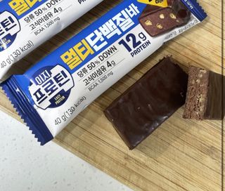 이지프로틴바 3종x각 2ea (고단백질바, 멀티단백질바, 식물성단백질바) — 5점을 준 리뷰어가 2024년 2월 올린 사용 사진