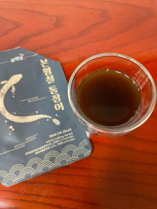 [비린내 완벽제거] 본황칠 통장어 국내산 장어즙 아르기닌 2800mg 장어즙효능 기력보강 — 5점을 준 리뷰어가 2022년 8월 올린 사용 사진