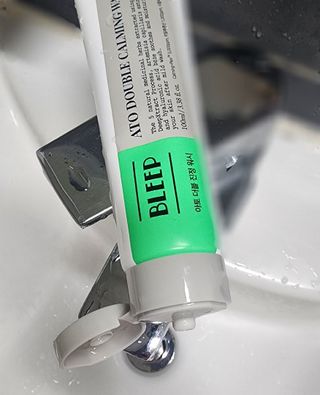 블립 ★올리브영 약산성 폼클렌징 살리실산 요철클렌징 균제거 시카 어성초 클렌징폼 [네이버 구매+인스타 리뷰] — 5점을 준 리뷰어가 2024년 12월 올린 사용 사진