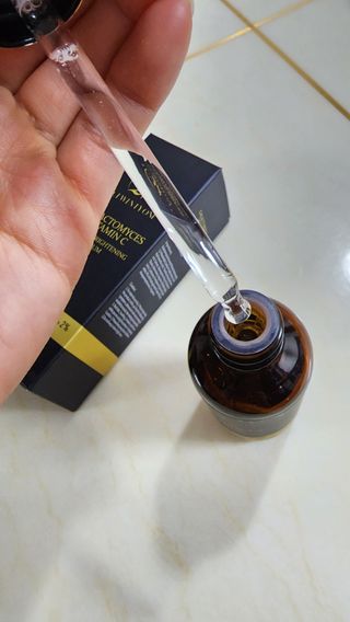오투에니원 갈락토미세스 비타민 C 더블 브라이트닝 세럼 50ml — 4.5점을 준 리뷰어가 2023년 2월 올린 사용 사진