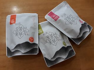 오봉산꽃부각 [만나식품] 오봉산 꽃부각 3가지 맛(오리지널, 새우맛, 매운고추맛) — 5점을 준 리뷰어가 2022년 12월 올린 사용 사진