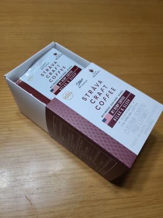 스트라바 햄프커피 드립백 디카페인 — 5점을 준 리뷰어가 2023년 5월 올린 사용 사진
