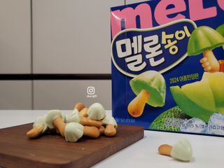 2024 오리온 여름한정판 초코파이 수박 / 후레쉬베리 멜론 / 멜론송이 — 5점을 준 리뷰어가 2024년 7월 올린 사용 사진