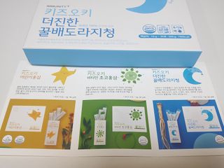 [이뮤니티플러스]우리아이 면역오키, 건강오키 _ 키즈오키 더진한꿀배도라지청 10포 1box — 5점을 준 리뷰어가 2022년 5월 올린 사용 사진