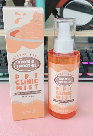 썸헤어 / SUMHAIR [썸헤어] 프로틴 스무디 클리닉 미스트 150ml — 5점을 준 리뷰어가 2021년 6월 올린 사용 사진