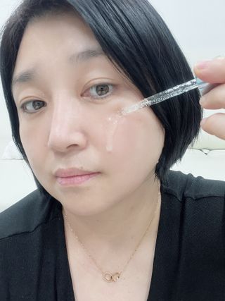 나우 [리브엠] 화해 1등 수분앰플 , 엑소코어 워터풀 텐션 앰플 — 5점을 준 리뷰어가 2025년 5월 올린 사용 사진