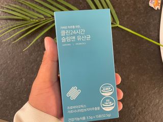 클린24시간 슬림앤유산균 1박스 (3.5g X 15포) — 5점을 준 리뷰어가 2023년 6월 올린 사용 사진