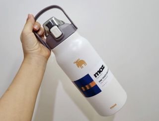 모즈스웨덴 MOZ 스웨덴 316 스텐 대용량 원터치 손잡이 보냉보온병 — 5점을 준 리뷰어가 2023년 8월 올린 사용 사진