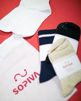 SOPIVA 소피바 요가,필라테스 양말 — 5점을 준 리뷰어가 2021년 8월 올린 사용 사진
