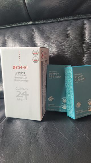 클린24시간 1BOX(5포) + 전용보틀(500ml) — 5점을 준 리뷰어가 2023년 6월 올린 사용 사진