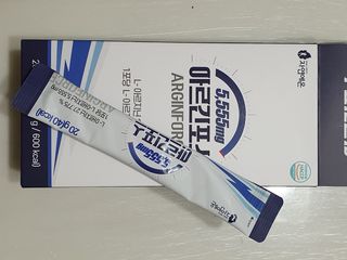 자연에온 아르긴포스 L-아르기닌 5555mg 스틱 15개입 1박스 — 5점을 준 리뷰어가 2021년 4월 올린 사용 사진