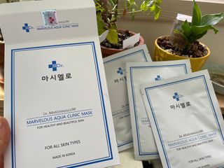 닥터마시멜로 닥터마스멜로 마블러스 아쿠아 클리닉 마스크 — 5점을 준 리뷰어가 2021년 7월 올린 사용 사진