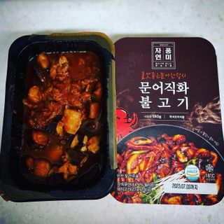 자연풍미 문어직화볶음 3종 (불고기, 불곱창, 치즈불닭) — 5점을 준 리뷰어가 2022년 8월 올린 사용 사진