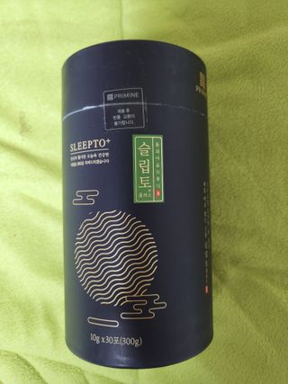 프리마인 자체 기업부설 연구소에서 찾아낸 건강한 수면의 비밀.  슬립토 플러스 30포 — 5점을 준 리뷰어가 2021년 11월 올린 사용 사진