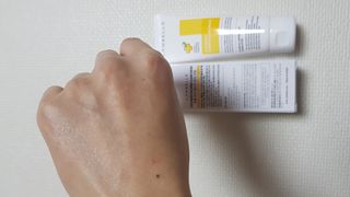 랑벨 비타 에너지 잡티 크림 75ml (피부 속 기미완화크림) — 4점을 준 리뷰어가 2022년 5월 올린 사용 사진
