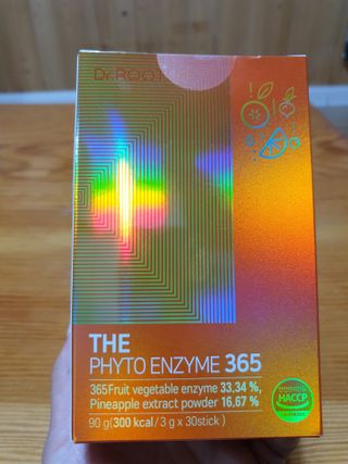 [닥터루템]맛있는 파인애플맛 과채효소 THE파이토엔자임365 1box (30포) — 5점을 준 리뷰어가 2022년 9월 올린 사용 사진