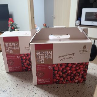자연에온 몽모랑시 타트체리 착즙 100mL 10개입 2BOX — 4점을 준 리뷰어가 2021년 1월 올린 사용 사진