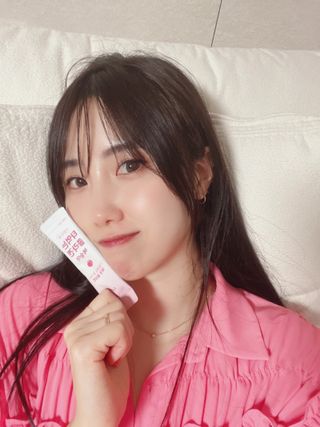 [음료수 대신 가능!]  빠르게 흡수되는 아임오 타먹는 콜라겐 1박스 — 5점을 준 리뷰어가 2023년 3월 올린 사용 사진