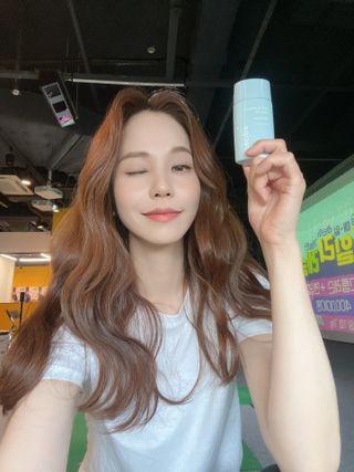 아이레시피 마일드 히알루로닉 모이스트 업 선스크린 SPF50+ PA++++ — 5점을 준 리뷰어가 2023년 6월 올린 사용 사진