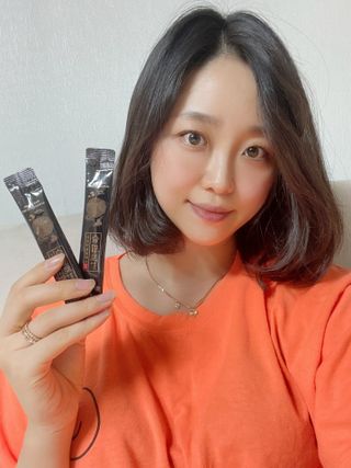 프리마인 자체 기업부설 연구소에서 찾아낸 건강한 수면의 비밀.  슬립토 플러스 30포 — 2.5점을 준 리뷰어가 2022년 8월 올린 사용 사진