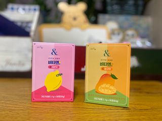 비타앤C 레몬맛, 망고맛 — 5점을 준 리뷰어가 2021년 7월 올린 사용 사진