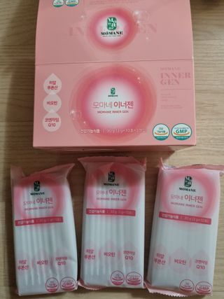 [모마네] 이너뷰티 히알루론산 비오틴 코큐텐 저분자피쉬콜라겐 - 3 g 30포 ★석류맛 — 5점을 준 리뷰어가 2021년 12월 올린 사용 사진