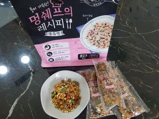 멍쉐프의 레시피 볶음밥 — 5점을 준 리뷰어가 2021년 7월 올린 사용 사진